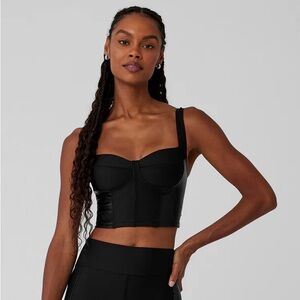 ALO airlift winter warm cropped supermoto tank SZ S